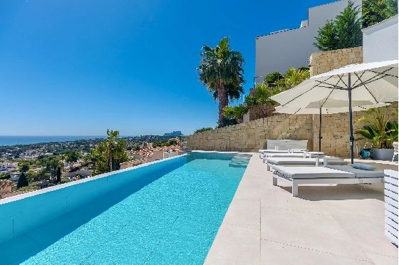 Villa in Moraira zu verkaufen, Living area 370 m², Baujahr 2022, Klimaanlage, Plot 813 m², 4 Schlafzimmer, 4 Badezimmer, Pool, ref.: AM-12683DR-36