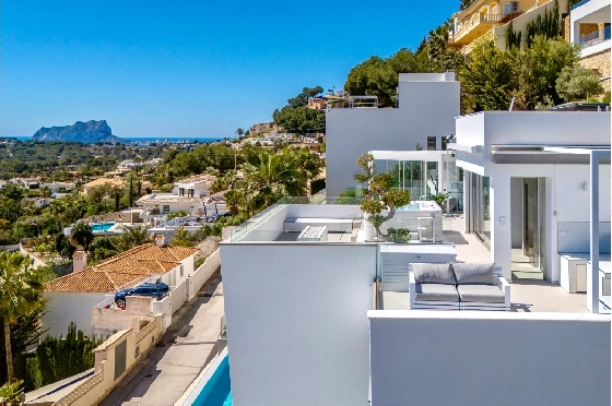 Villa in Moraira zu verkaufen, Living area 370 m², Baujahr 2022, Klimaanlage, Plot 813 m², 4 Schlafzimmer, 4 Badezimmer, Pool, ref.: AM-12683DR-47