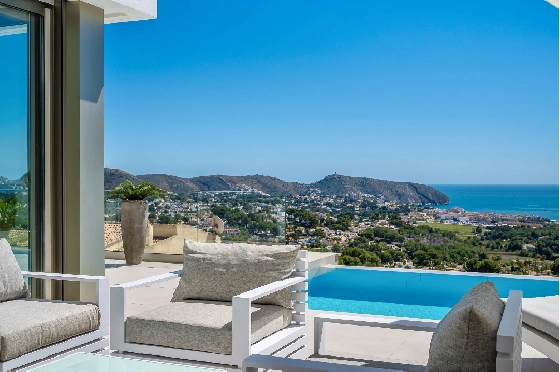 Villa in Moraira zu verkaufen, Living area 370 m², Baujahr 2022, Klimaanlage, Plot 813 m², 4 Schlafzimmer, 4 Badezimmer, Pool, ref.: AM-12683DR-50