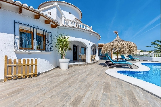 Villa in Moraira zu verkaufen, Living area 290 m², Baujahr 2003, + Ofen, Klimaanlage, Plot 847 m², 3 Schlafzimmer, 3 Badezimmer, Pool, ref.: AM-12692DR-11