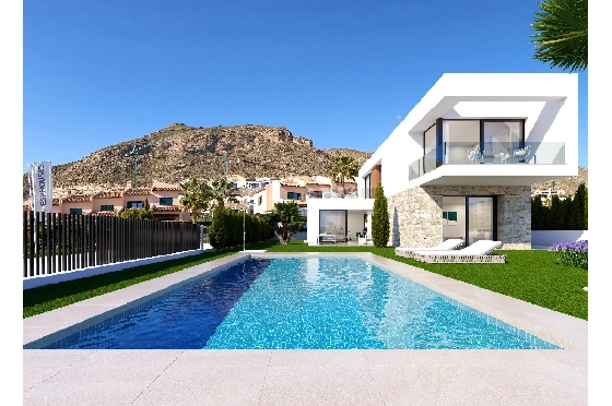 Villa in Finestrat zu verkaufen, Living area 157 m², Plot 517 m², 3 Schlafzimmer, 3 Badezimmer, Pool, ref.: CPS-ESPH995-2