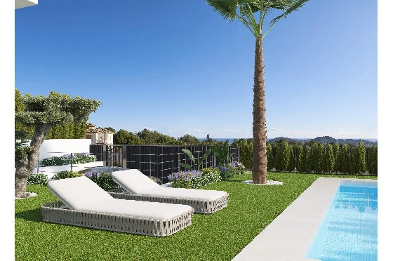 Villa in Finestrat zu verkaufen, Living area 157 m², Plot 517 m², 3 Schlafzimmer, 3 Badezimmer, Pool, ref.: CPS-ESPH995-4