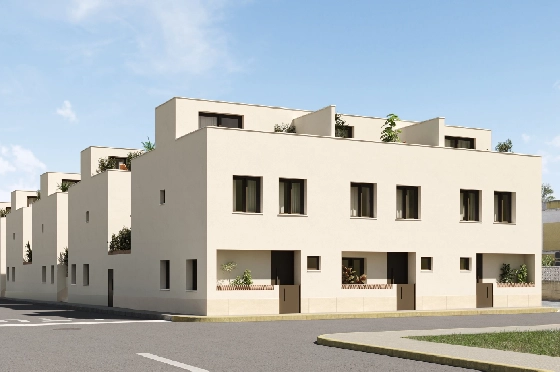 Reihenhaus-Mitte in Els Poblets zu verkaufen, Living area 95 m², Plot 53 m², 3 Schlafzimmer, 2 Badezimmer, ref.: IV-SV5-3
