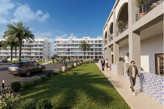 Etagen Apartment in Guardamar del Segura zu verkaufen, Living area 112 m², Zustand Erstbezug, 3 Schlafzimmer, 2 Badezimmer, Pool, ref.: HA-GUN-439-A03-3
