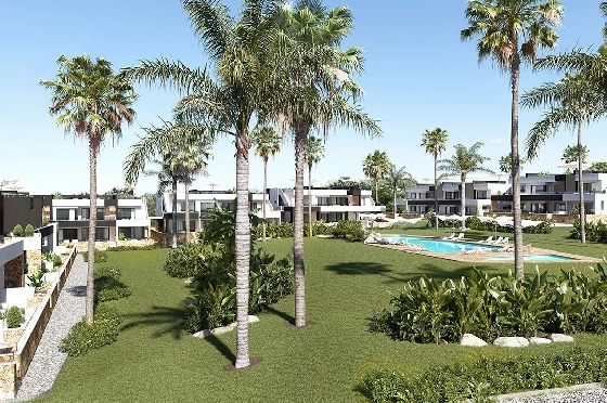 Erdgeschoss Apartment in Ciudad Quesada zu verkaufen, Living area 116 m², Zustand Erstbezug, Klimaanlage, 2 Schlafzimmer, 2 Badezimmer, Pool, ref.: HA-CQN-120-A01-1