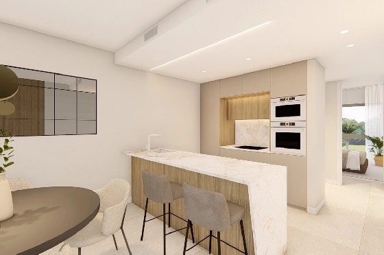 Etagen Apartment in Los Alcazares zu verkaufen, Living area 100 m², Zustand Erstbezug, Klimaanlage, 3 Schlafzimmer, 2 Badezimmer, Pool, ref.: HA-LAN-480-A03-6