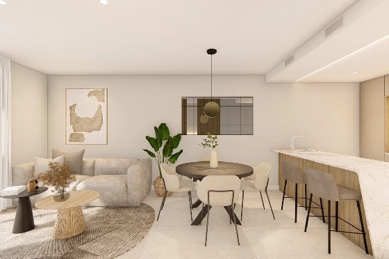 Penthouse Apartment in Los Alcazares zu verkaufen, Living area 177 m², Zustand Erstbezug, Klimaanlage, 3 Schlafzimmer, 2 Badezimmer, Pool, ref.: HA-LAN-480-A04-10