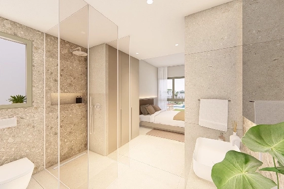 Penthouse Apartment in Los Alcazares zu verkaufen, Living area 177 m², Zustand Erstbezug, Klimaanlage, 3 Schlafzimmer, 2 Badezimmer, Pool, ref.: HA-LAN-480-A04-15