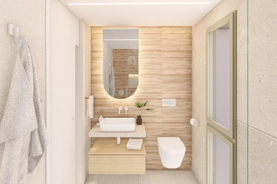Penthouse Apartment in Los Alcazares zu verkaufen, Living area 177 m², Zustand Erstbezug, Klimaanlage, 3 Schlafzimmer, 2 Badezimmer, Pool, ref.: HA-LAN-480-A04-20