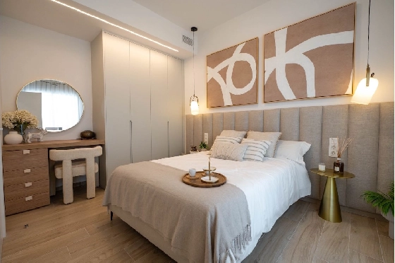 Eck-Reihenhaus in Los Alcazares zu verkaufen, Living area 146 m², Zustand Erstbezug, Klimaanlage, Plot 177 m², 3 Schlafzimmer, 2 Badezimmer, Pool, ref.: HA-LAN-480-Q01-18