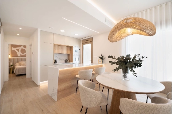 Eck-Reihenhaus in Los Alcazares zu verkaufen, Living area 146 m², Zustand Erstbezug, Klimaanlage, Plot 177 m², 3 Schlafzimmer, 2 Badezimmer, Pool, ref.: HA-LAN-480-Q01-2