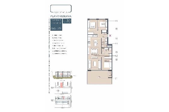 Etagen Apartment in Benijofar zu verkaufen, Living area 103 m², Zustand Erstbezug, 3 Schlafzimmer, 2 Badezimmer, Pool, ref.: HA-BNN-319-A01-9