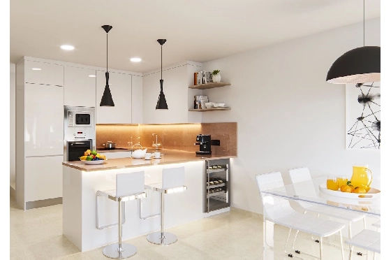 Doppelhaushälfte in San Fulgencio zu verkaufen, Living area 108 m², Zustand Erstbezug, Klimaanlage, Plot 245 m², 3 Schlafzimmer, 2 Badezimmer, Pool, ref.: HA-MAN-301-D01-4