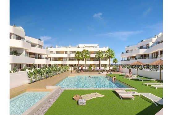 Penthouse Apartment in Los Alcazares zu verkaufen, Living area 188 m², Zustand Erstbezug, 3 Schlafzimmer, 2 Badezimmer, Pool, ref.: HA-LAN-492-A02-1