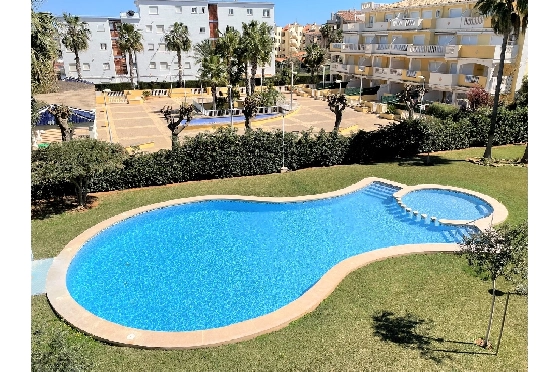 Apartment in Denia(Las Marinas) zur Ferienvermietung, Living area 90 m², Baujahr 2003, Zustand gepflegt, + Zentralheizung, Klimaanlage, 1 Schlafzimmer, 1 Badezimmer, Pool, ref.: T-0318-2