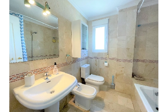 Apartment in Denia(Las Marinas) zur Ferienvermietung, Living area 90 m², Baujahr 2003, Zustand gepflegt, + Zentralheizung, Klimaanlage, 1 Schlafzimmer, 1 Badezimmer, Pool, ref.: T-0318-9